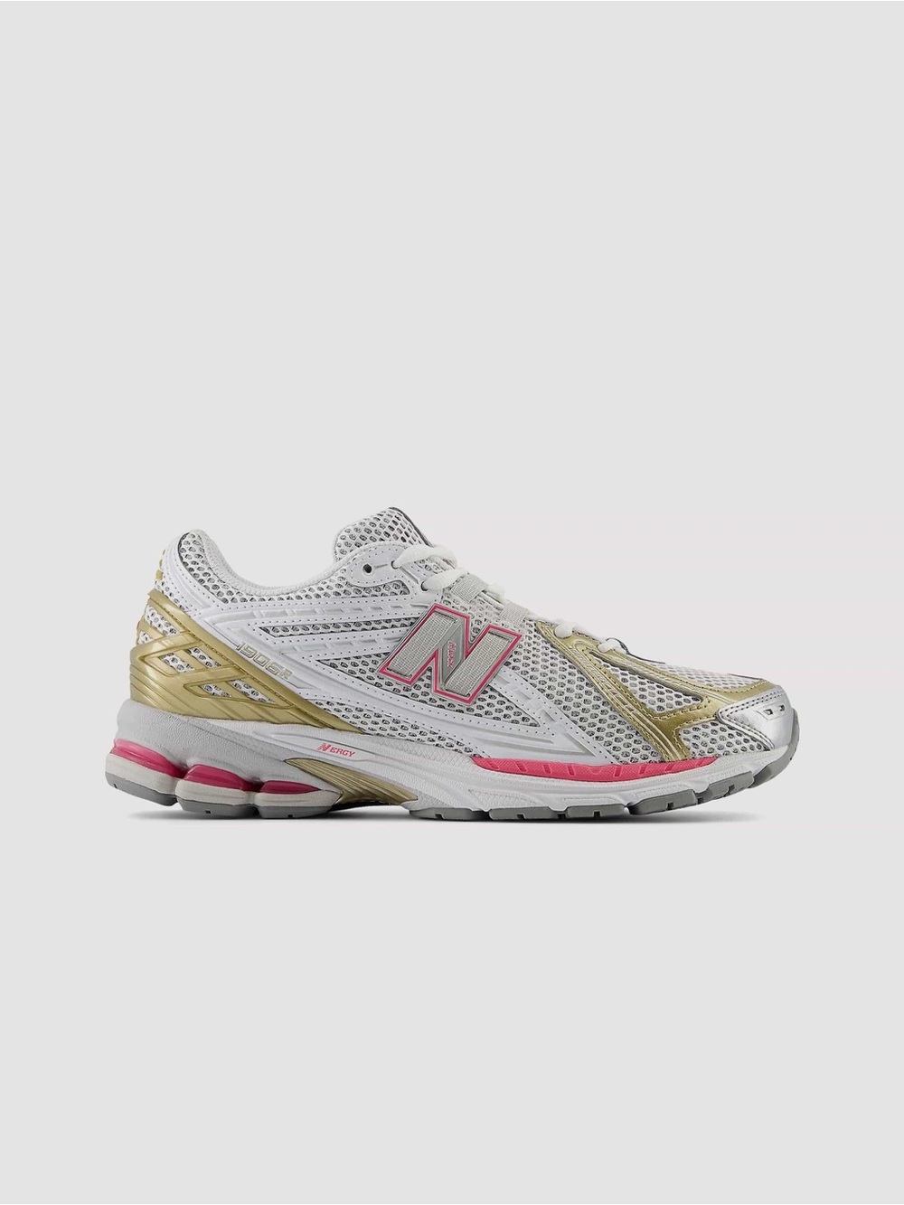 New Balance 1906r Sneakers in Silver Metallic, Dragon Berry & White